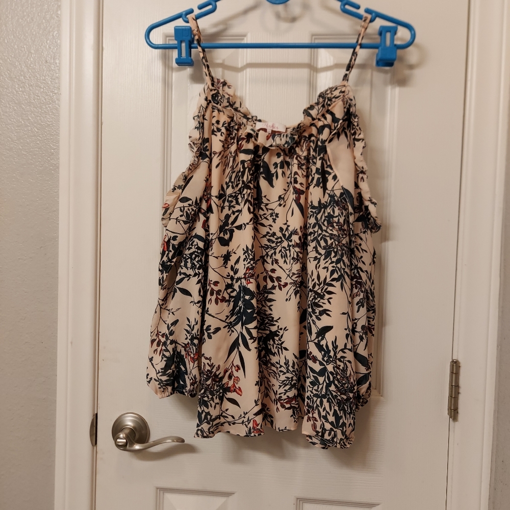 Parker cold shoulder top